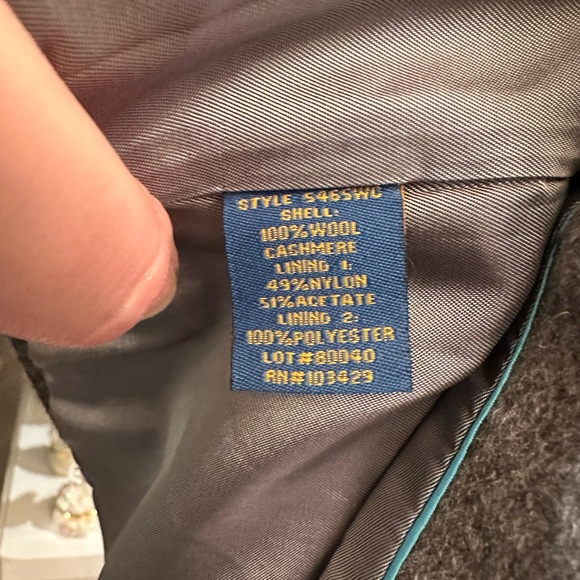Millard Fillmore Convertible Jacket Cashmere Gray Sz L EUC - Picture 3 of 5